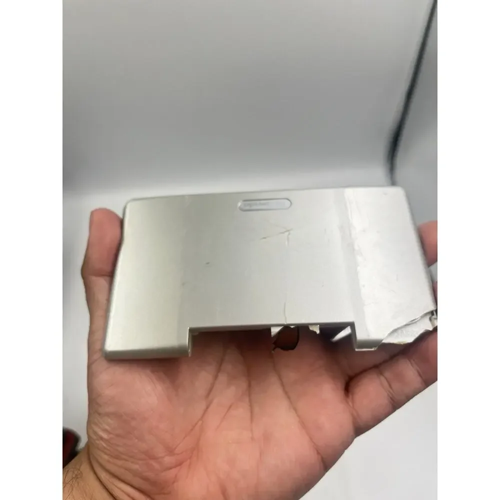 Nintendo DS Original NTR-001 Console - Silver - Broken Hinge For Parts or Repair